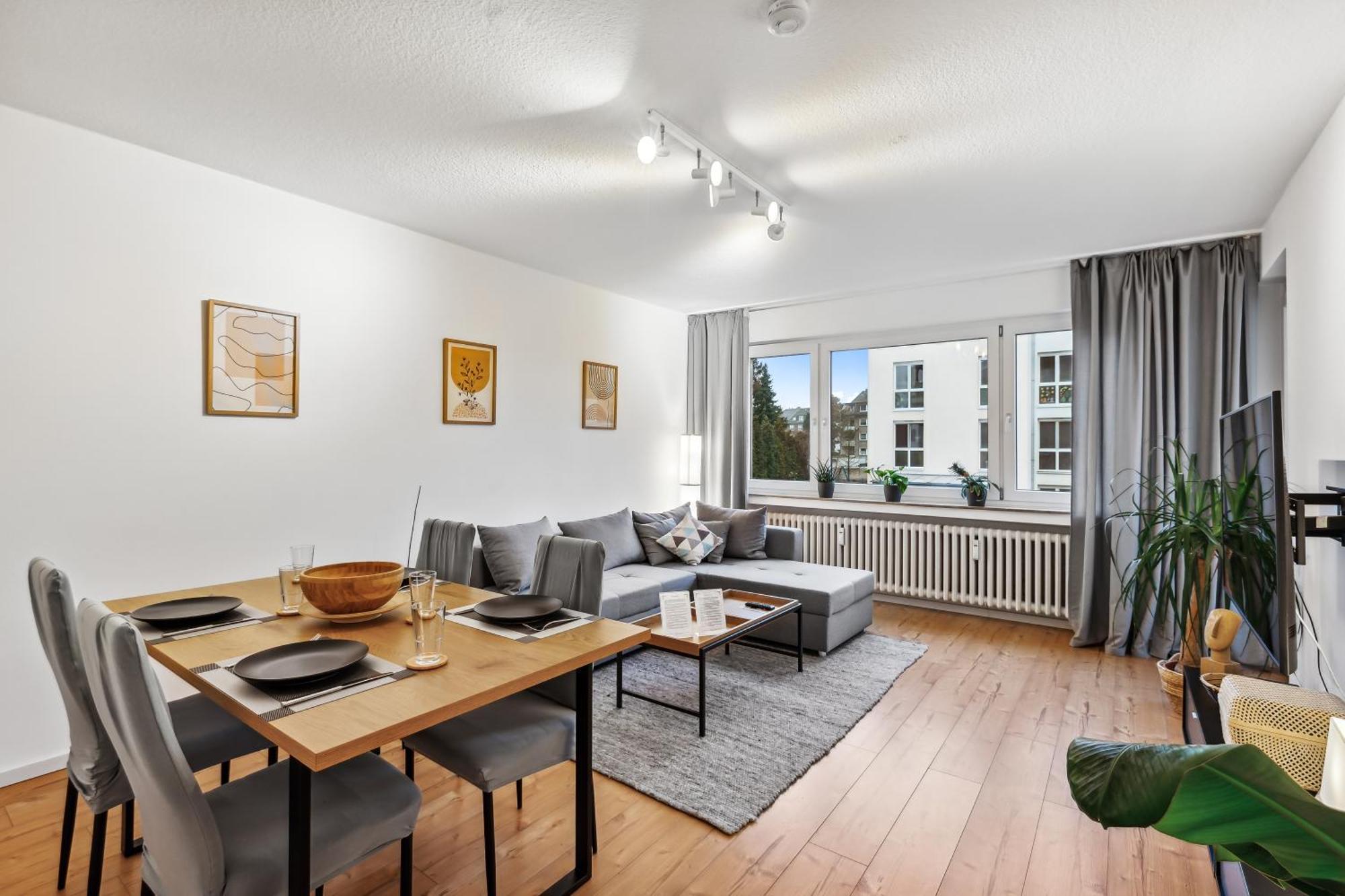 Apartment 3 Zimmer, 68qm, Parkplatz, Messe Dus, Logport, Duisport